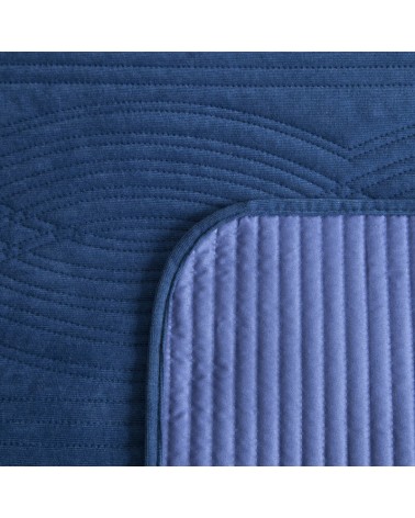 Narzuta velvet 220x240 Velvet 2 granatowa Eurofirany