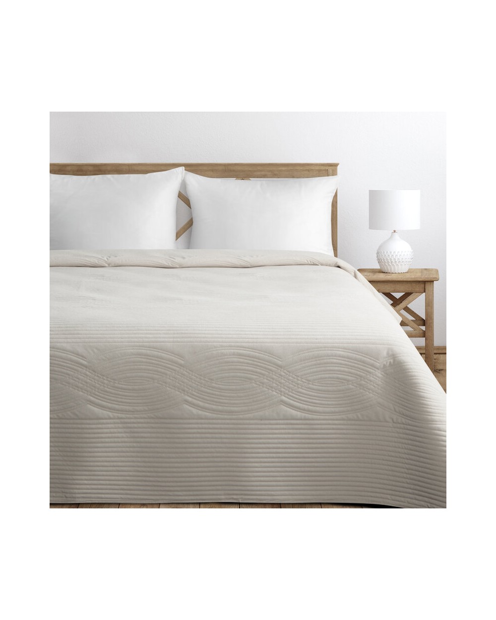 Narzuta velvet 220x240 Velvet 2 kremowa Eurofirany