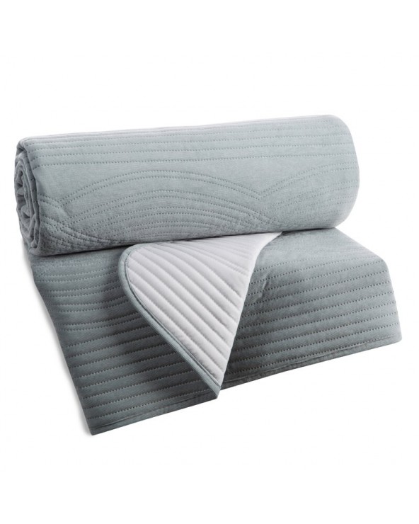Narzuta velvet 220x240 Velvet 2 srebrna Eurofirany