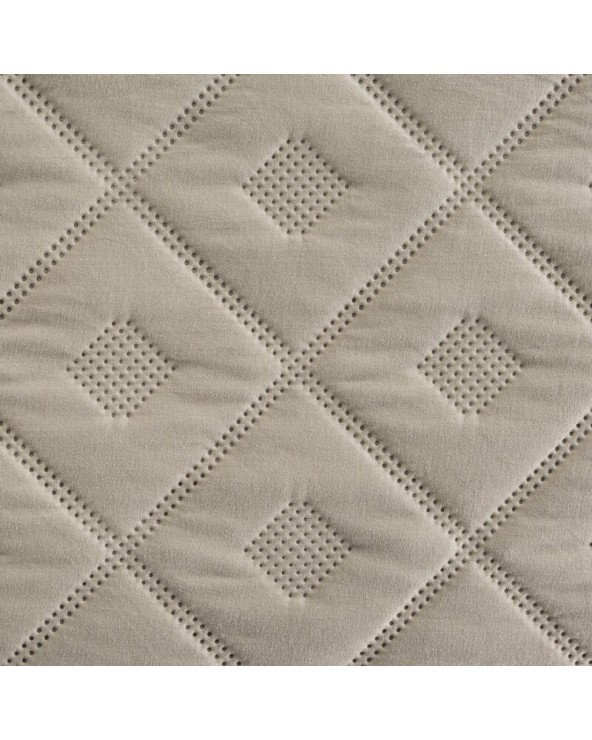 Narzuta mirkofibra 170x210 Alara 6 ciemnobeżowa Eurofirany