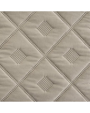 Narzuta mirkofibra 170x210 Alara 6 ciemnobeżowa Eurofirany