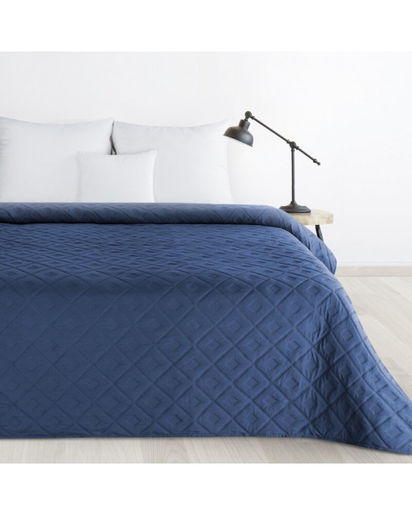 Narzuta mirkofibra 170x210 Alara 6 granatowa Eurofirany