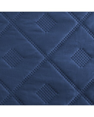 Narzuta mirkofibra 170x210 Alara 6 granatowa Eurofirany