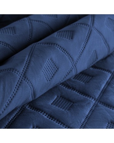 Narzuta mirkofibra 170x210 Alara 6 granatowa Eurofirany