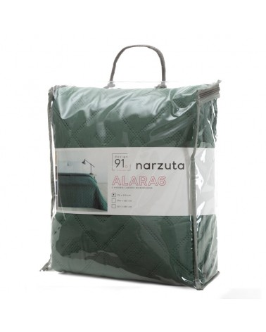 Narzuta mirkofibra 170x210 Alara 6 zielona Eurofirany