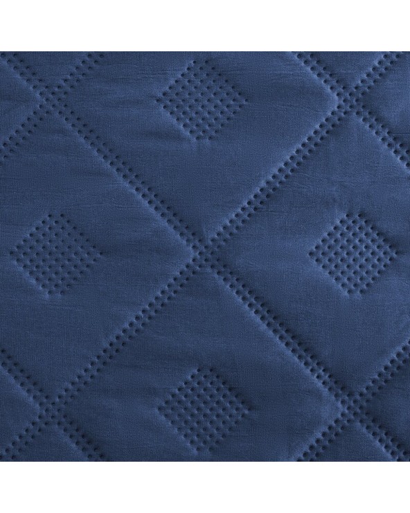 Narzuta mirkofibra 200x220 Alara 6 granatowa Eurofirany