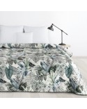 Narzuta velvet 170x210 Davos 2 zielona/srebrna Eurofirany