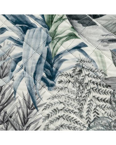 Narzuta velvet 170x210 Davos 2 zielona/srebrna Eurofirany