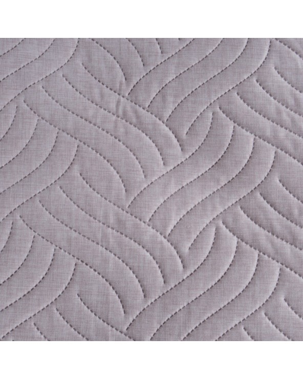 Narzuta mikrofibra 220x240 Len różowa Eurofirany