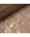 Narzuta velvet 170x210 Luiz 6 ciemnobeżowa/złota Eurofirany