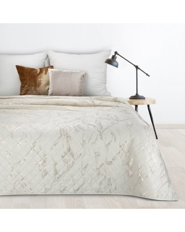 Narzuta velvet 170x210 Luiz 6 kremowa/złota Eurofirany