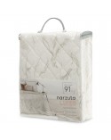 Narzuta velvet 170x210 Luiz 6 kremowa/złota Eurofirany