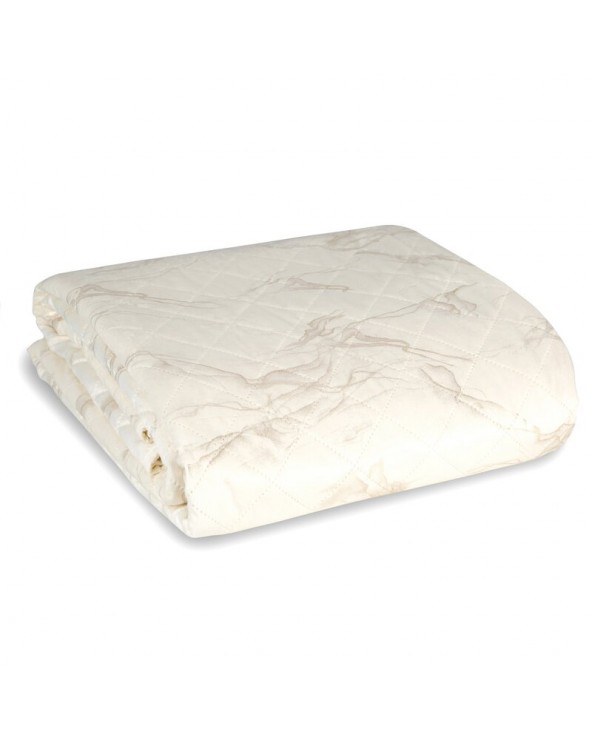 Narzuta velvet 170x210 Luiz 6 kremowa/złota Eurofirany