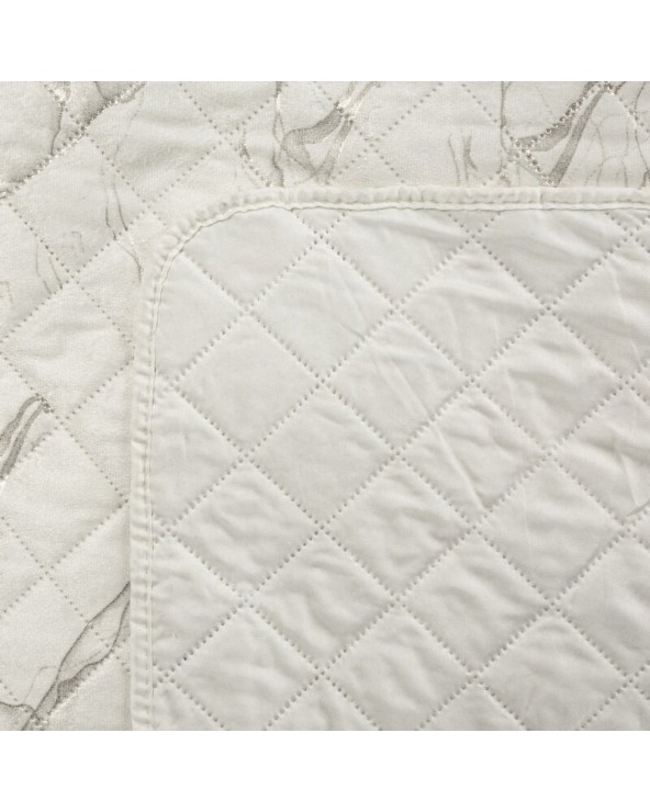 Narzuta velvet 170x210 Luiz 6 kremowa/złota Eurofirany