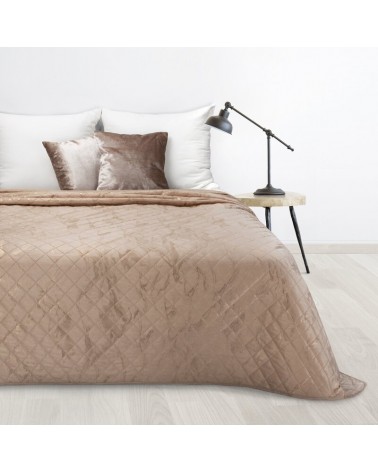 Narzuta velvet 220x240 Luiz 6 beżowa/złota Eurofirany