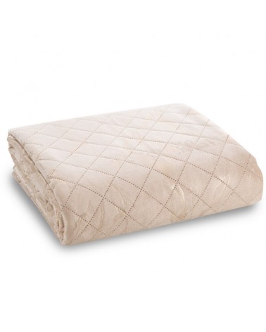 Narzuta velvet 220x240 Luiz 6 beżowa/złota Eurofirany