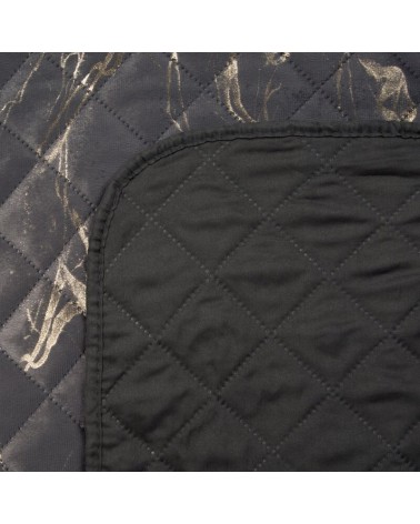 Narzuta velvet 220x240 Luiz 6 stalowa/złota Eurofirany