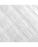 Narzuta velvet 170x210 Luiz 8 biała Eurofirany