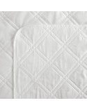 Narzuta velvet 170x210 Luiz 8 biała Eurofirany