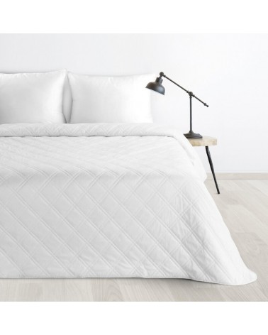 Narzuta velvet 220x240 Luiz 8 biała Eurofirany