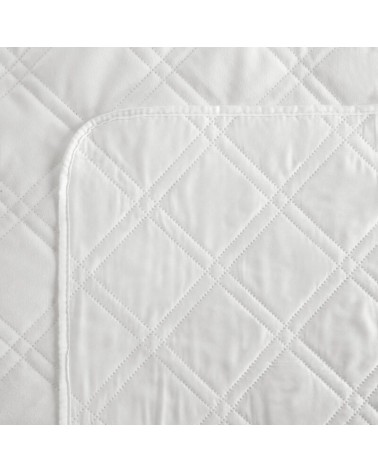 Narzuta velvet 220x240 Luiz 8 biała Eurofirany