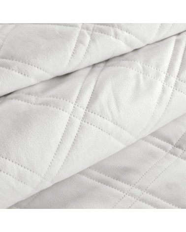 Narzuta velvet 220x240 Luiz 8 biała Eurofirany