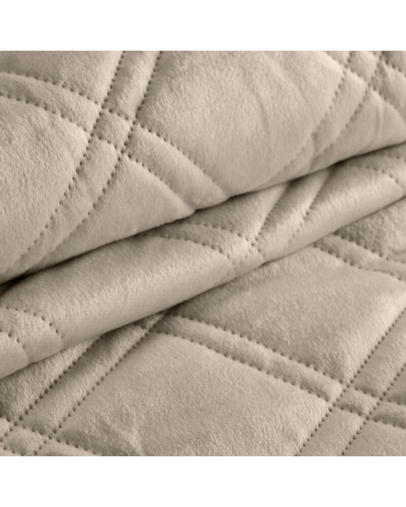 Narzuta velvet 220x240 Luiz 8 beżowa Eurofirany