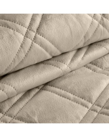 Narzuta velvet 220x240 Luiz 8 beżowa Eurofirany