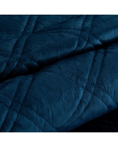 Narzuta velvet 220x240 Luiz 8 granatowa Eurofirany