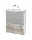Narzuta velvet 170x210 Luiz 8 srebrna Eurofirany
