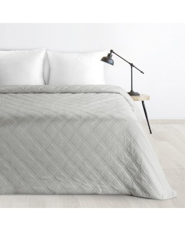 Narzuta velvet 220x240 Luiz 8 srebrna Eurofirany