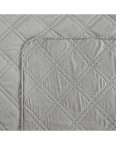 Narzuta velvet 220x240 Luiz 8 srebrna Eurofirany
