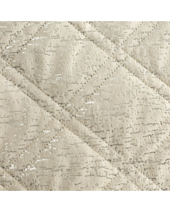 Narzuta velvet 170x210 Luiz Blink kremowa Eurofirany