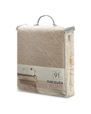 Narzuta velvet 220x240 Luiz Blink beżowa Eurofirany