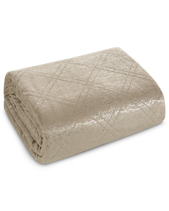 Narzuta velvet 220x240 Luiz Blink beżowa Eurofirany