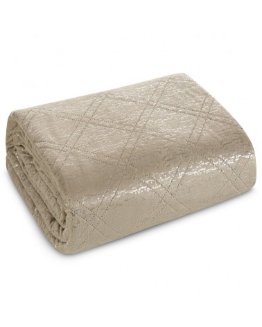 Narzuta velvet 220x240 Luiz Blink beżowa Eurofirany