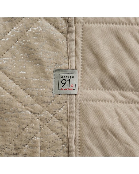 Narzuta velvet 220x240 Luiz Blink beżowa Eurofirany