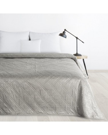 Narzuta velvet 220x240 Luiz Blink srebrna Eurofirany