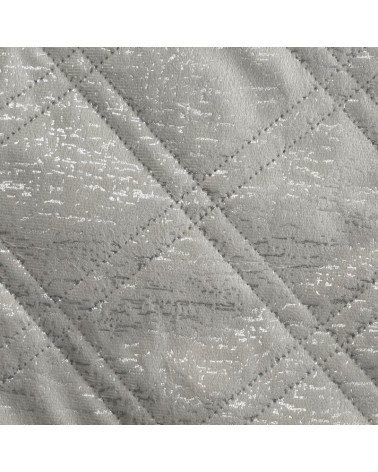 Narzuta velvet 220x240 Luiz Blink srebrna Eurofirany