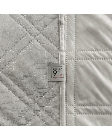 Narzuta velvet 220x240 Luiz Blink srebrna Eurofirany