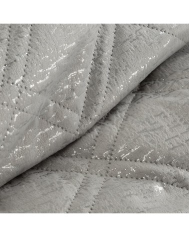 Narzuta velvet 220x240 Luiz Blink srebrna Eurofirany