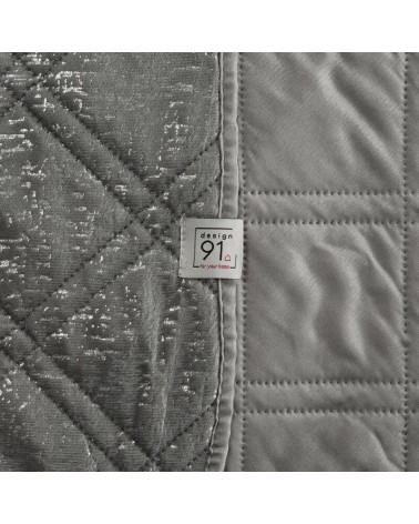 Narzuta velvet 220x240 Luiz Blink stalowa Eurofirany