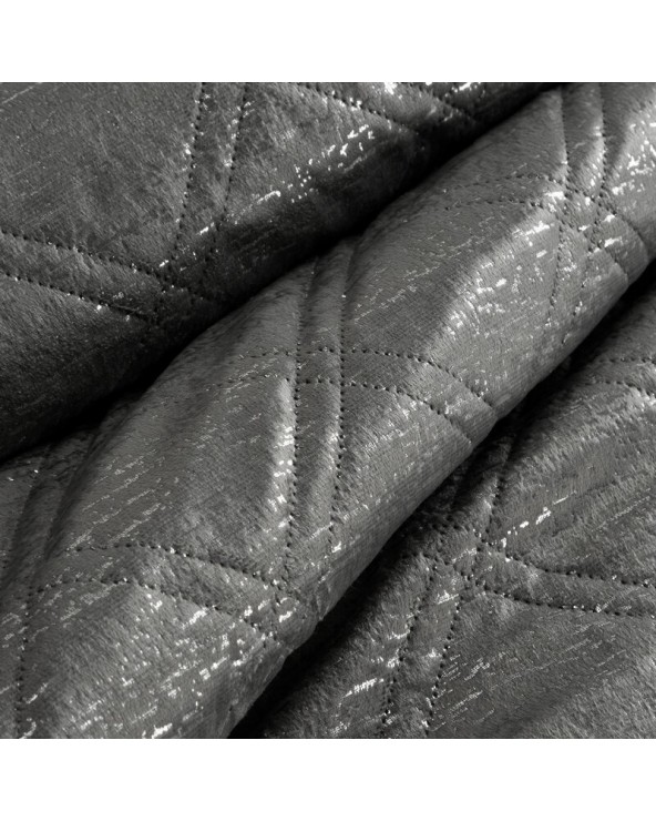 Narzuta velvet 220x240 Luiz Blink stalowa Eurofirany
