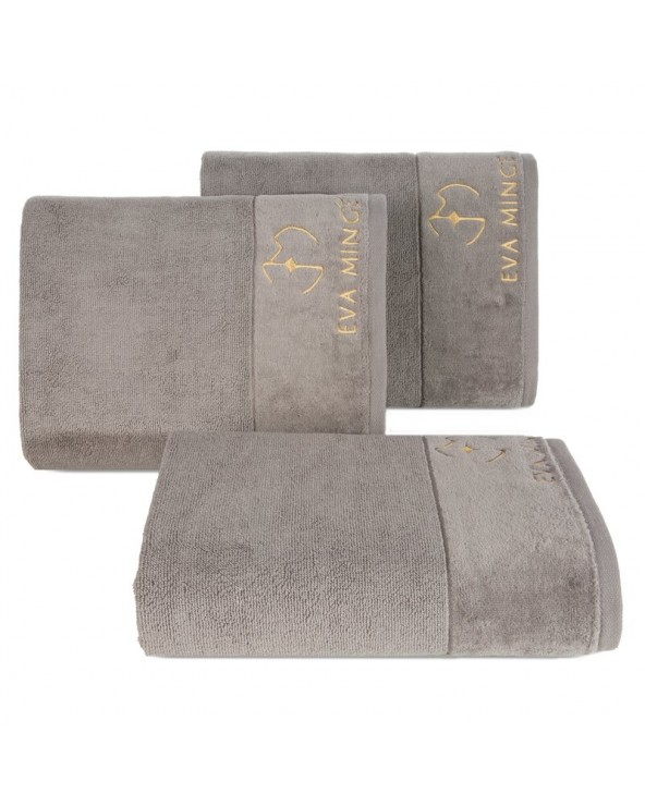 Ręcznik bawełna 50x90 Gaja srebrny Eurofirany