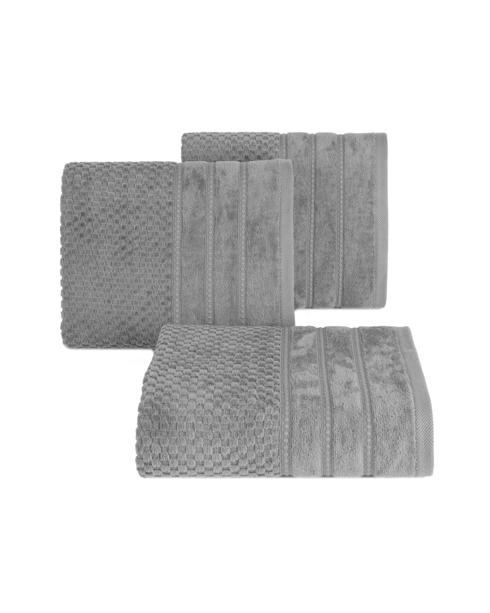 Ręcznik bawełna 70x140 Adore srebrny Eurofirany Ręcznik bawełna 70x140 Adore srebrny Eurofirany