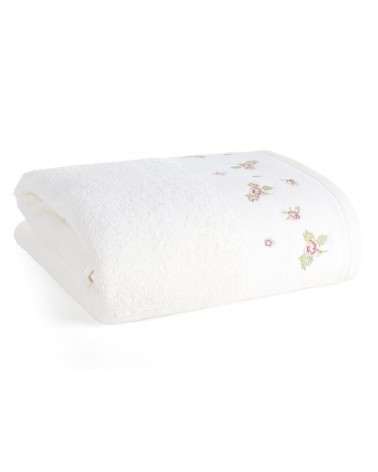 Ręcznik bawełna 50x90 Dalia kremowy Eurofirany