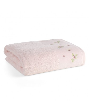 Ręcznik bawełna 70x140 Dalia różowy Eurofirany