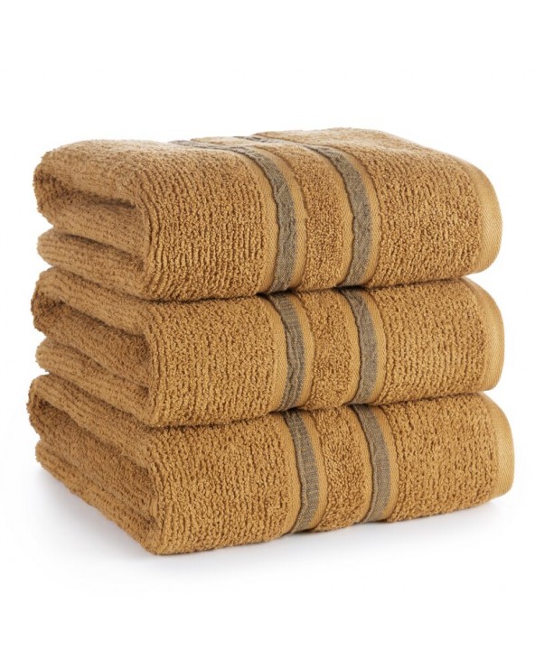 Ręcznik bawełna 30x50 Dina musztardowy Eurofirany