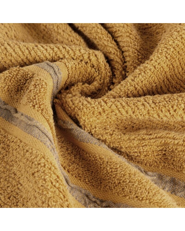 Ręcznik bawełna 70x140 Dina musztardowy Eurofirany