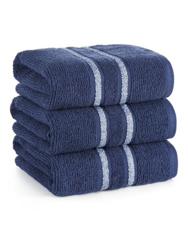 Ręcznik bawełna 50x90 Dina granatowy Eurofirany